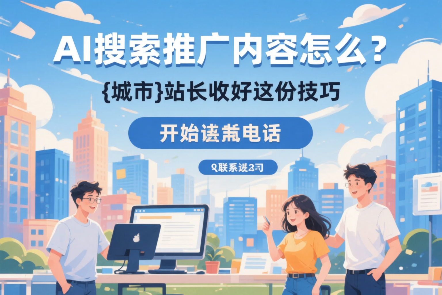 AI搜索推广内容怎么写?玉林站长收好这份技巧