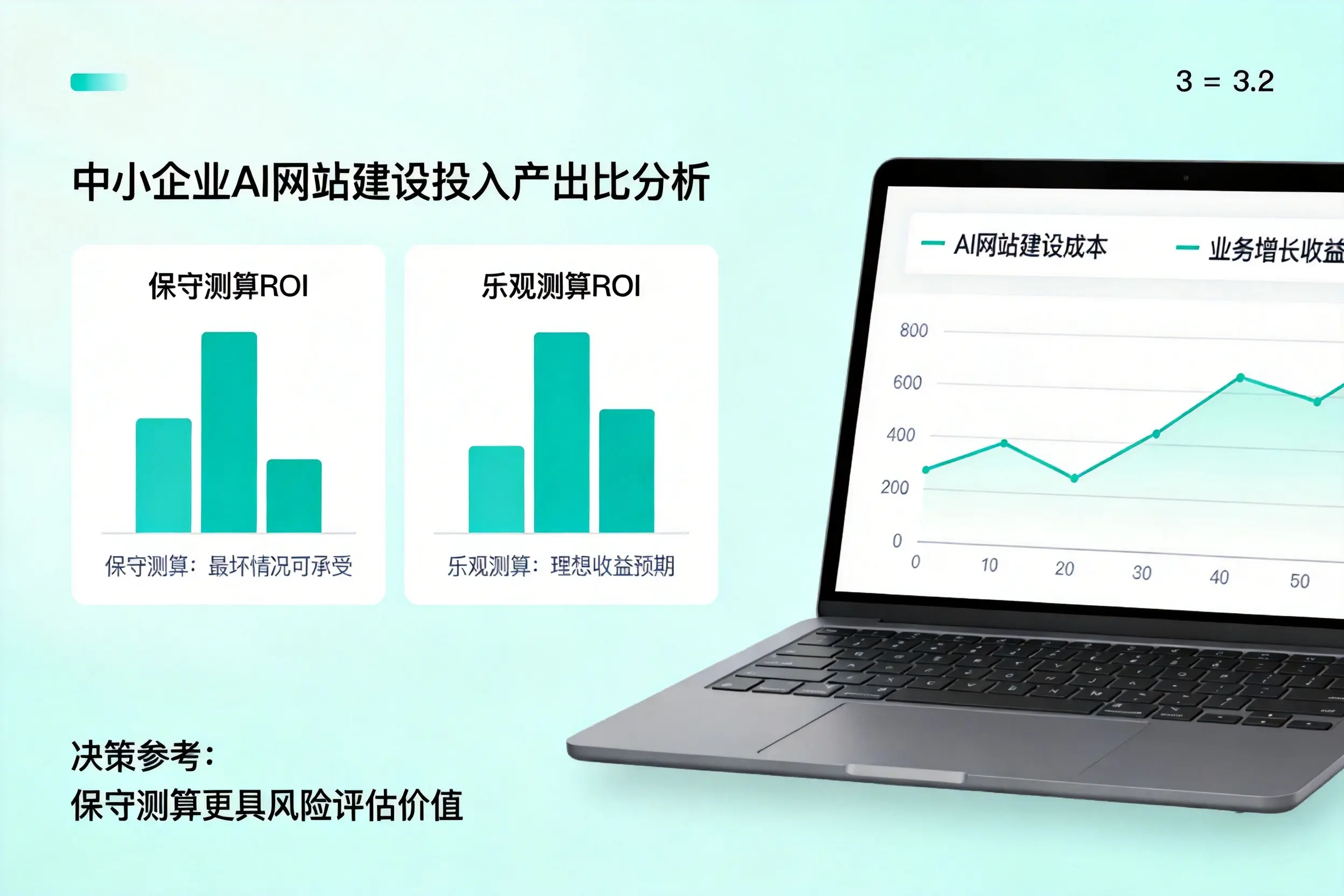 玉林中小企业AI网站建设投入产出比怎么算?先看这份分析