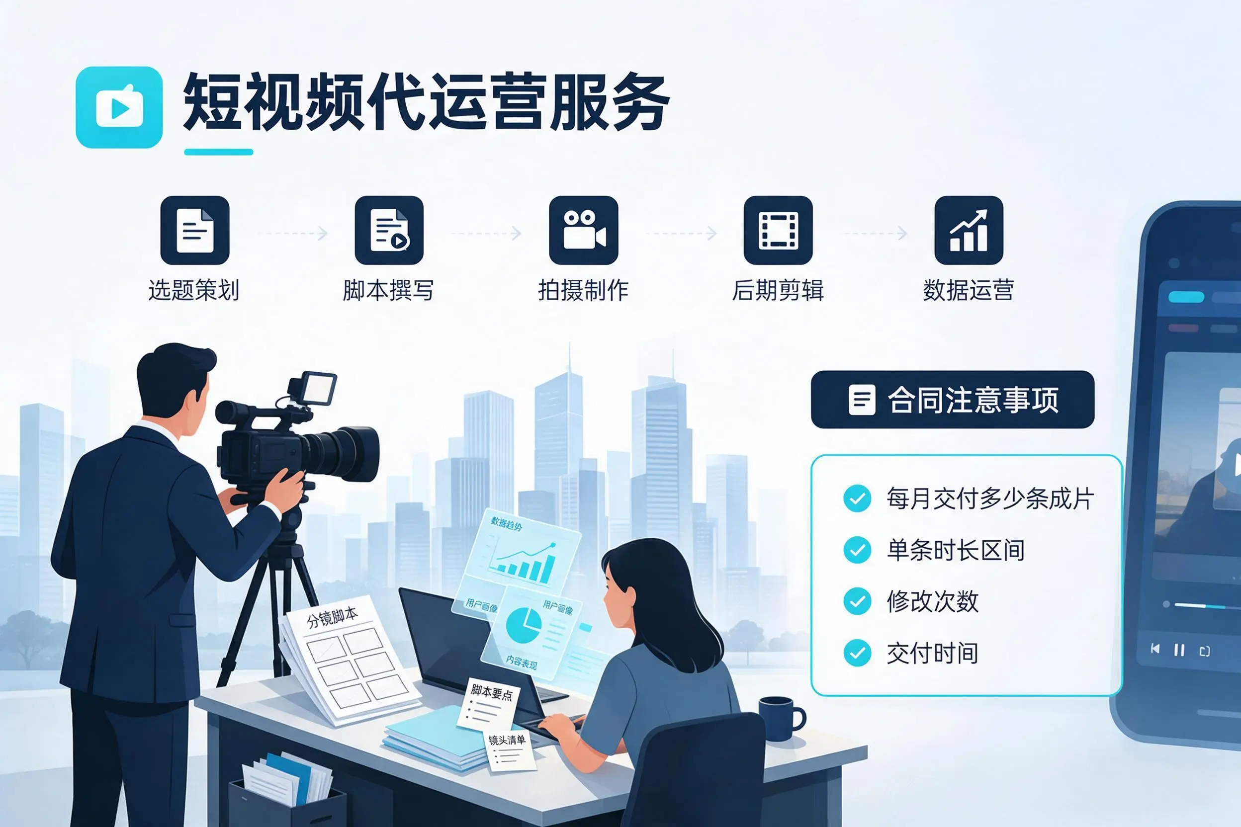 短视频代运营包含哪些服务？玉林企业常见问题科普
