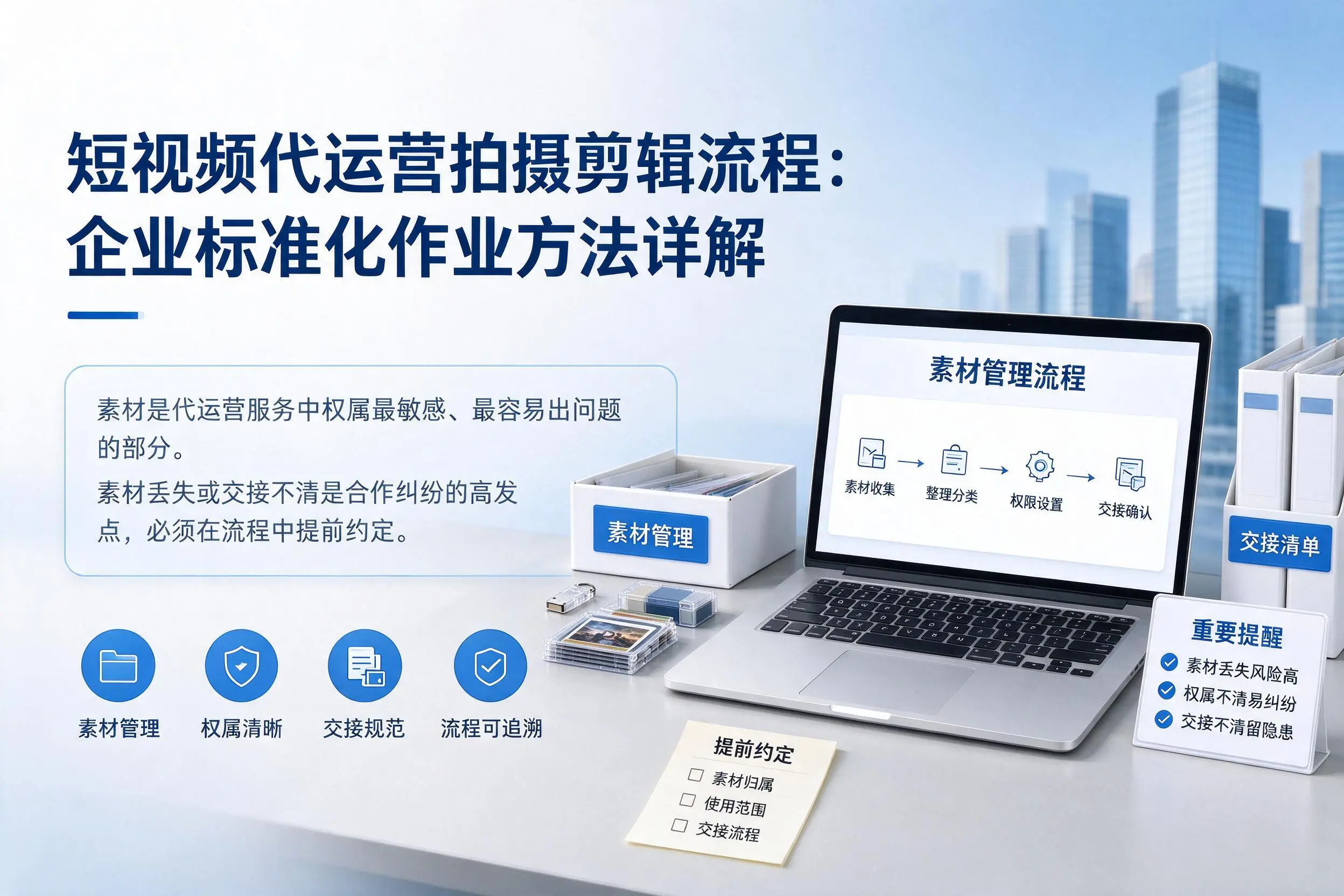 短视频代运营拍摄剪辑流程：玉林企业标准化作业方法详解