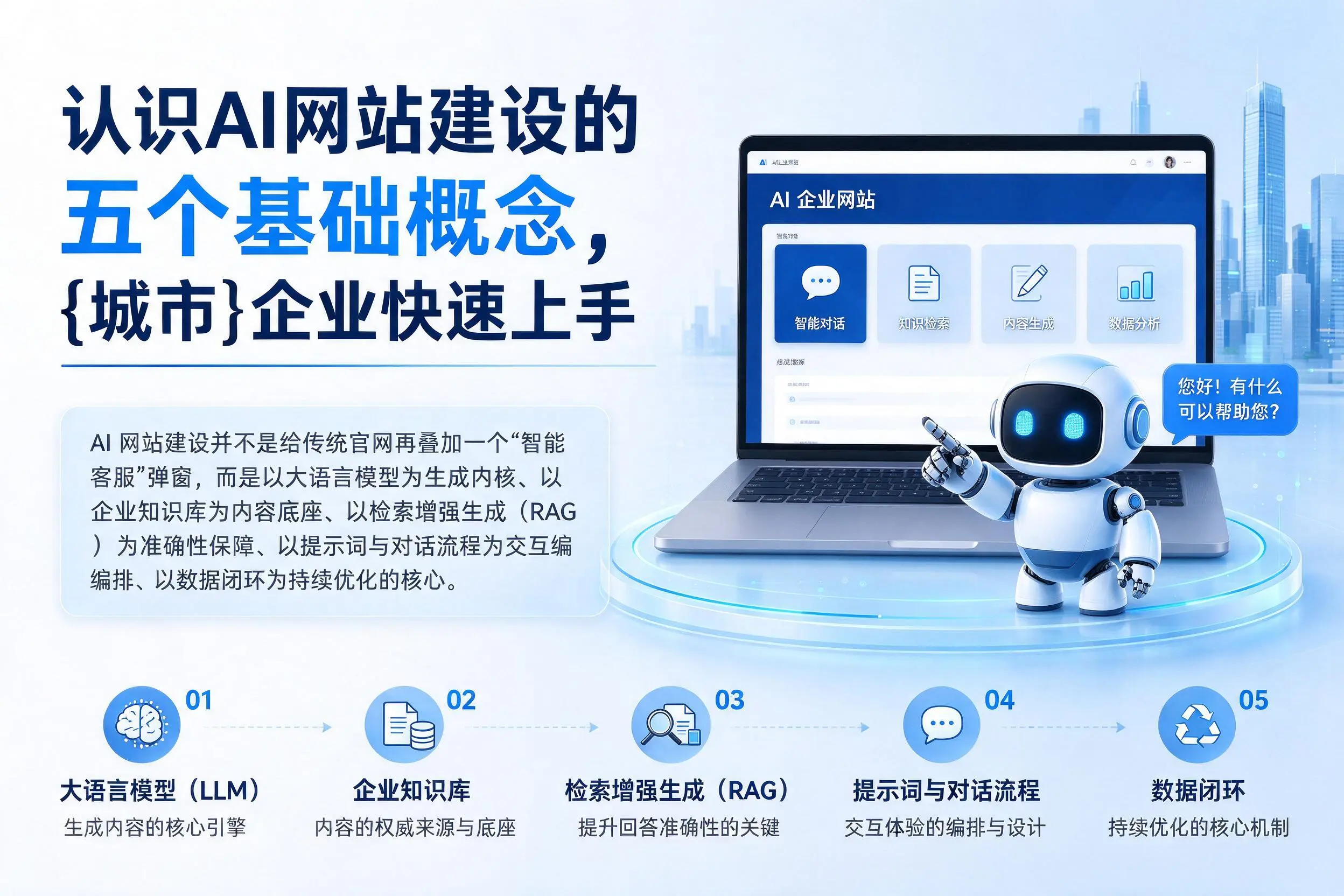 认识AI网站建设的五个基础概念，玉林企业快速上手